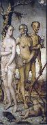 Hans Baldung Grien Three Ages of Man and Death oil
